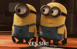 Yes Sir Minions Despicable Me GIF