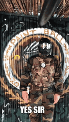 Yes Sir Paintball Zone Man GIF