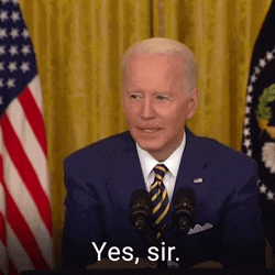 Yes Sir President Joe Biden GIF