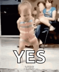 Yes Yes Dancing Baby GIF