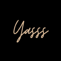 Yesss Minimalist Moving Graphics Design GIF