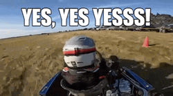 Yesss Thrilled Motor Sports Driver GIF