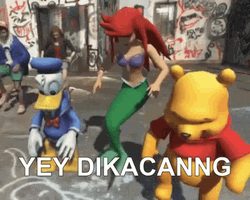 Yey Dikacanng Dancing Winnie The Pooh  GIF