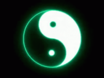 Yin Yang Green Color GIF