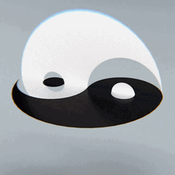 Yin Yang Trying To Connect GIF