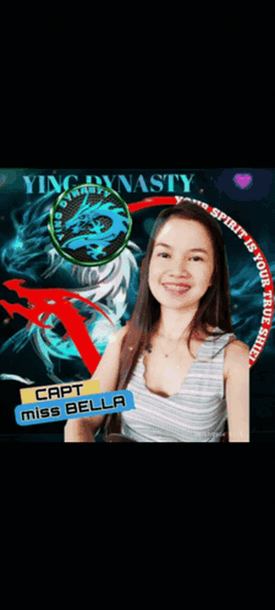 Ying Dynasty Poster With Girl And Hearts GIF