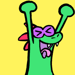 Yipee Green Dragon Celebrate GIF
