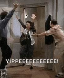 Yipee Three Friends GIF