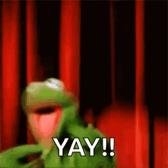 Yipee Yay Kermit The Frog GIF