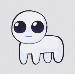 Yippee Creature Funny Blinking Eyes GIF