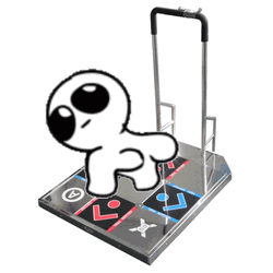 Yippee Creature Playing Dance Revolution GIF