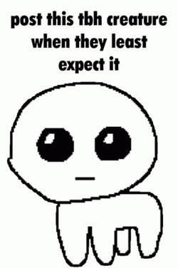 Yippee Creature Post This When Least Expect GIF