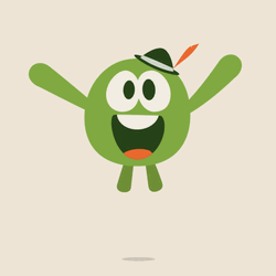 Yippee Green Cartoon GIF