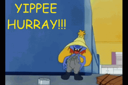 Yippee Hurray Cartoon GIF