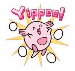 Yippee Yay Pokemon Chansey GIF