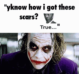 Yknow How I Got These Scars True GIF