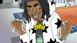 YNW Melly Cartoon Animation GIF