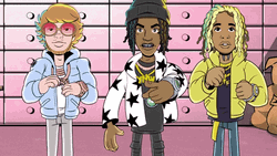 YNW Melly Dancing Trio GIF