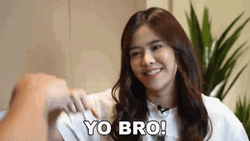 Yo Bro Fist Bump Melissa Hartanto GIF