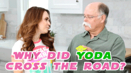 Yoda Dad Joke Father And Daughter GIF