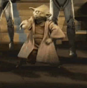 Yoda Dance Moves GIF