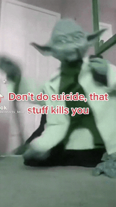Yoda Do Not Do Suicide GIF