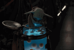 Yoda Eating Egg GIF