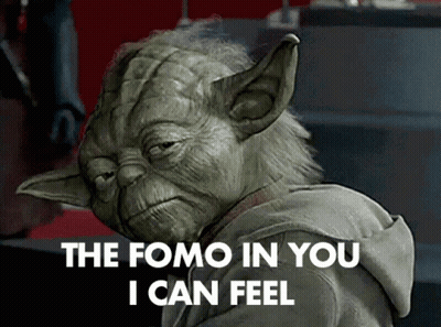 Yoda Feeling FOMO GIF