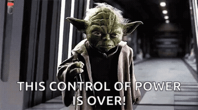 Yoda From Star Wars Pointing GIF