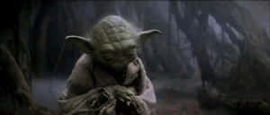 Yoda Looking Down GIF