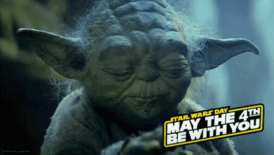 Yoda May The 4Th Be With You GIF