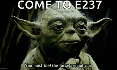 Yoda Saying Come To E237 GIF