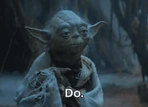 Yoda Saying Do GIF