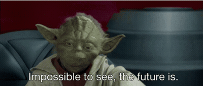 Yoda Saying Impossible To See The Future GIF