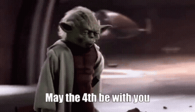 Yoda Saying May The 4Th Be With You GIF