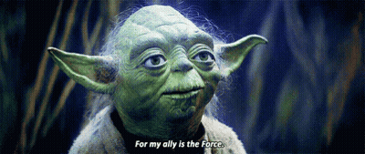 Yoda Says For My Ally Is The Force GIF