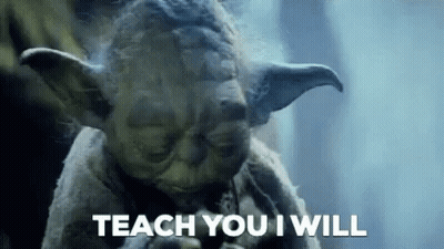 Yoda Smoking Cigarette Teach You I Will GIF