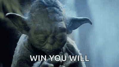 Yoda Smoking Cigarette Win You Will