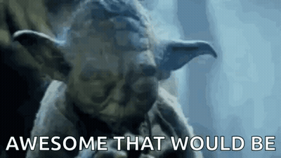 Yoda Statue Awesome That Would Be GIF