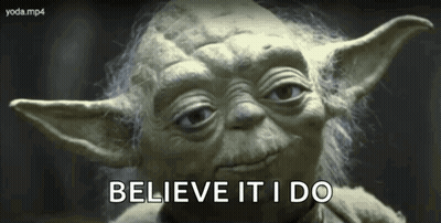 Yoda Statue Believe It I Do GIF