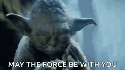 Yoda Statue May The Force Be With You GIF
