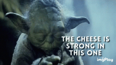 Yoda The Cheese Is Strong In This One GIF