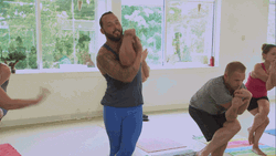 Yoga Fail Balance Man GIF