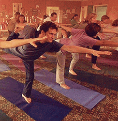 Yoga Fail Colin Firth GIF