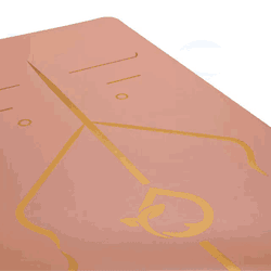 Yoga Mat Alignment Lines Reusable Makeup Remover Pads GIF