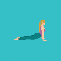 Yoga Upward Facing Dog GIF