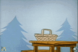 Yogi Bear Basket Steal GIF