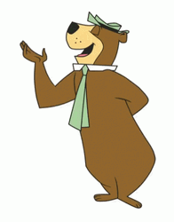 Yogi Bear Yoga Poses GIF