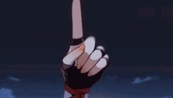 Yoimiya Fireworks Peace Sign GIF