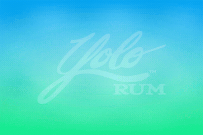 YOLO You Only Live Once Green And Blue Poster GIF